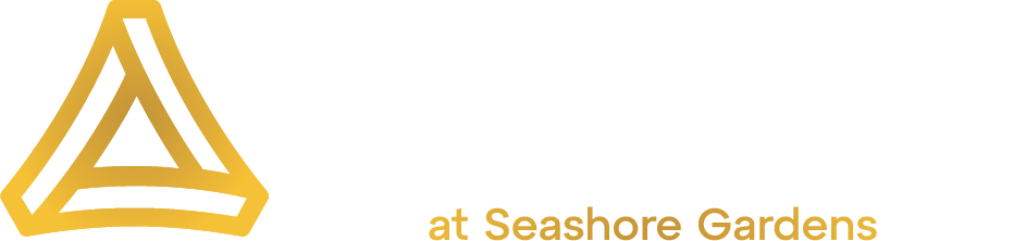 Atlas Healthcare at Seashore Gardens White Logo